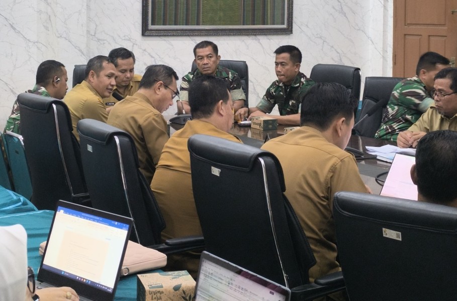 Matangkan Persiapan TMMD ke-129, Pemkab Pelalawan Perkuat Sinergi bersama TNI dan Masyarakat