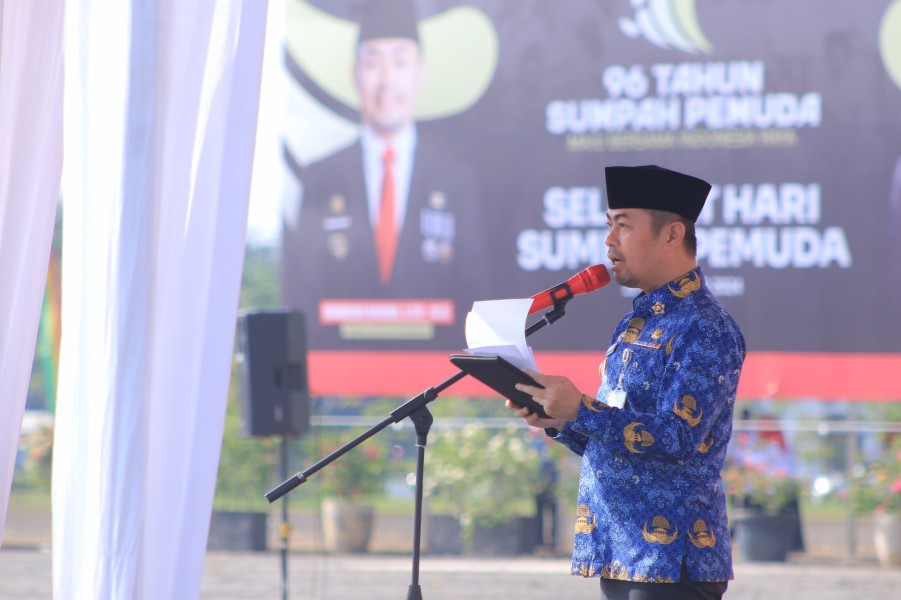 Pj Walikota Pekanbaru Pimpin Upacara Sumpah Pemuda