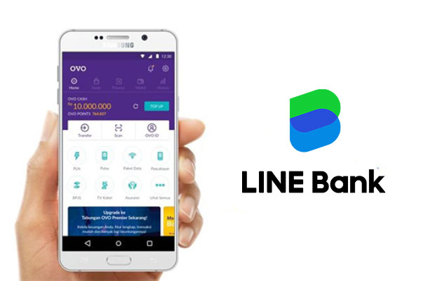 Cara Top Up OVO lewat Line Bank, Gratis Biaya Admin