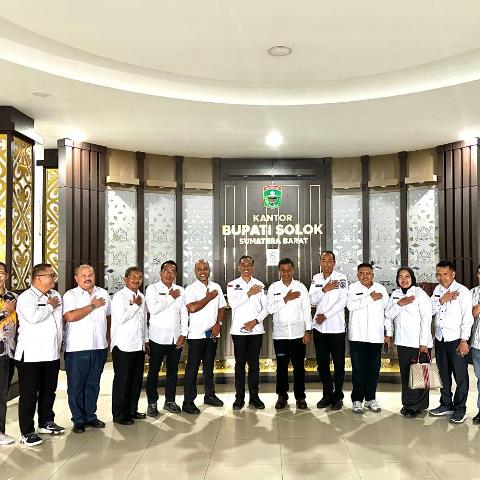 Bupati Kampar Kunker Ke Kab. Solok Terkait Penguatan Kerjasama Antar Daerah