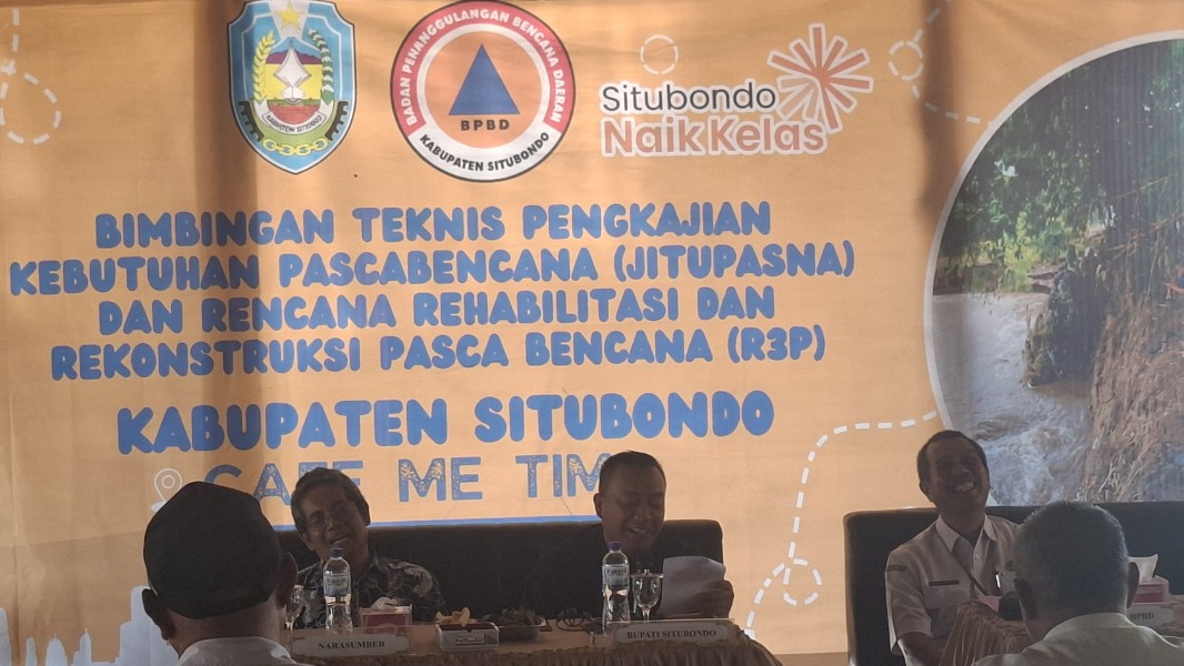 Mitigasi Bencana, Bupati Situbondo Tekankan Pentingnya Perencanaan Berbasis Data