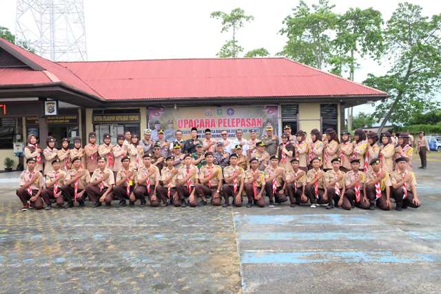 Bupati Kepulauan Meranti Lepas Peserta Jambore Karhutla ke Siak