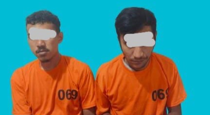 Dua Residivis Pemasok Sabu dari Pekanbaru Diringkus Satresnarkoba Polres Pelalawan
