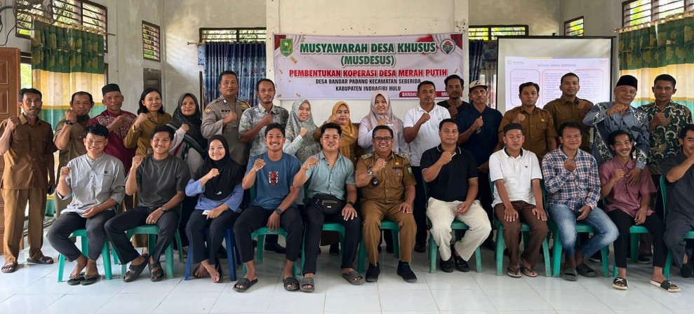 Wujudkan Desa Mandiri, Bandar Padang Luncurkan Koperasi Merah Putih sebagai Lembaga Ekonomi Rakyat