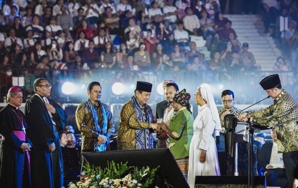 Ucapkan Selamat Natal Secara Langsung, Presiden Prabowo: Bersyukur Perayaan Natal Berjalan Aman dan Damai