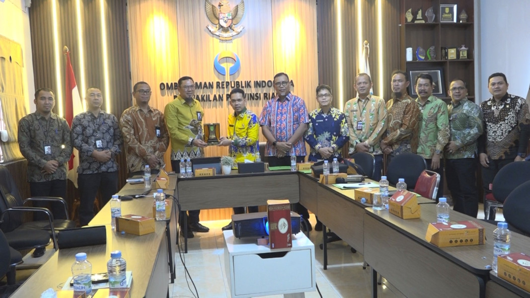 Pj Bupati Inhil Erisman Yahya Kunjungi Ombudsman Perwakilan Provinsi Riau Guna Tingkatkan Pelayanan Publik