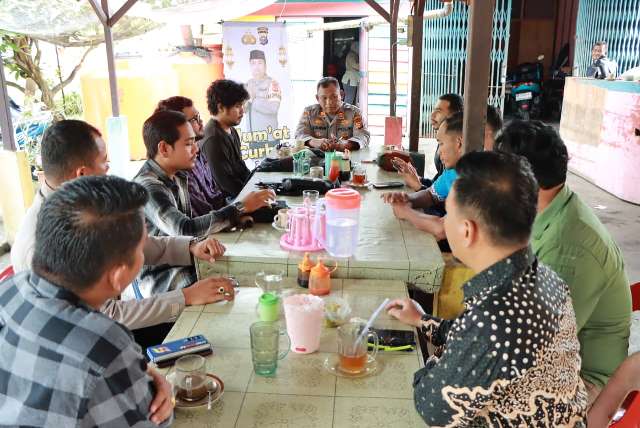 Polres Meranti Gelar Jum’at Curhat Bersama PWI, Perkuat Sinergitas Polri dan Insan Pers