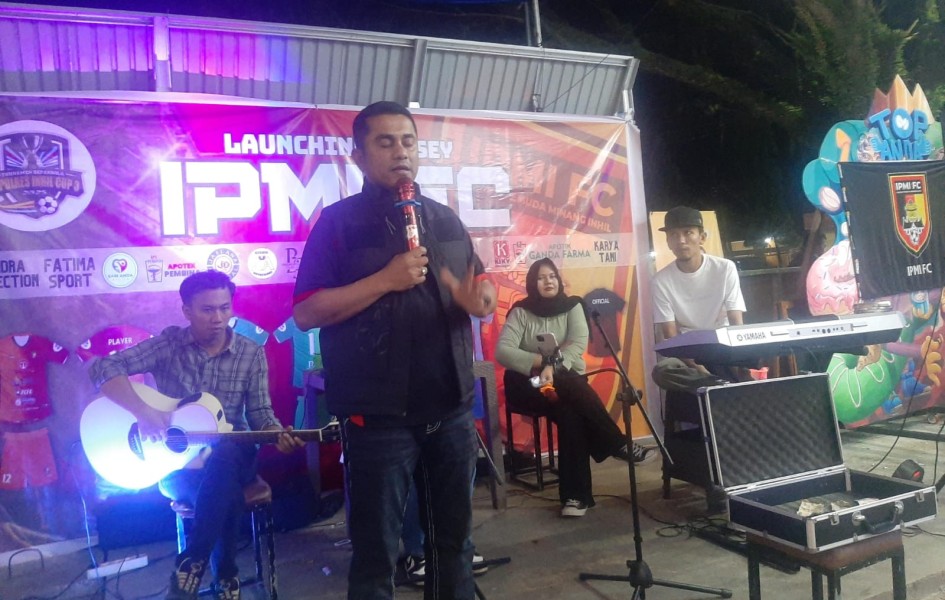 Kapolres Inhil Hadiri Launching Jersey IPMI FC, Simbol Semangat Baru Sepak Bola Tembilahan