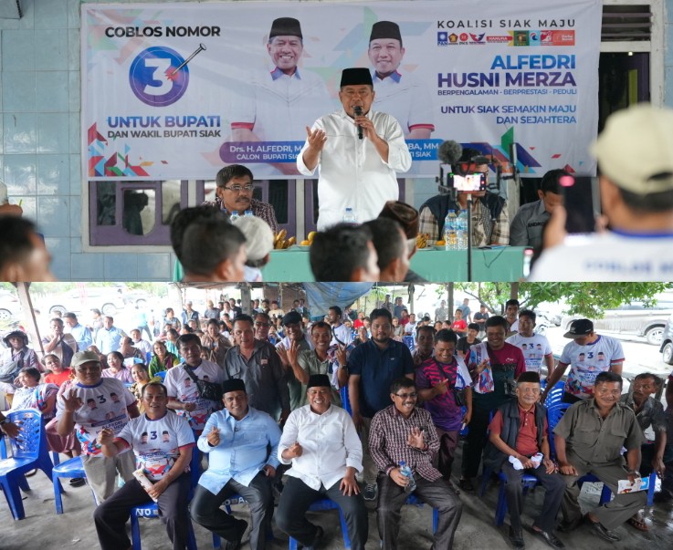 Alfedri Janjikan Pemekaran Kecamatan Kandis Jika Kembali Terpilih