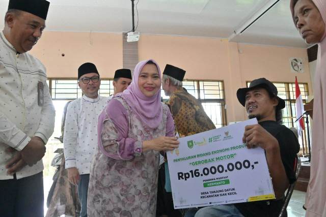 Bupati Bengkalis Beserta Rombongan Melaksanakan Kegiatan Safari Ramadhan 1446 Hijriyah Siak Kecil