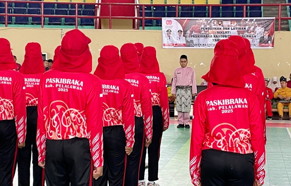 Mewakili 12 Kecamatan, 35 Pelajar di Pelalawan Ikuti Diklat Paskibraka
