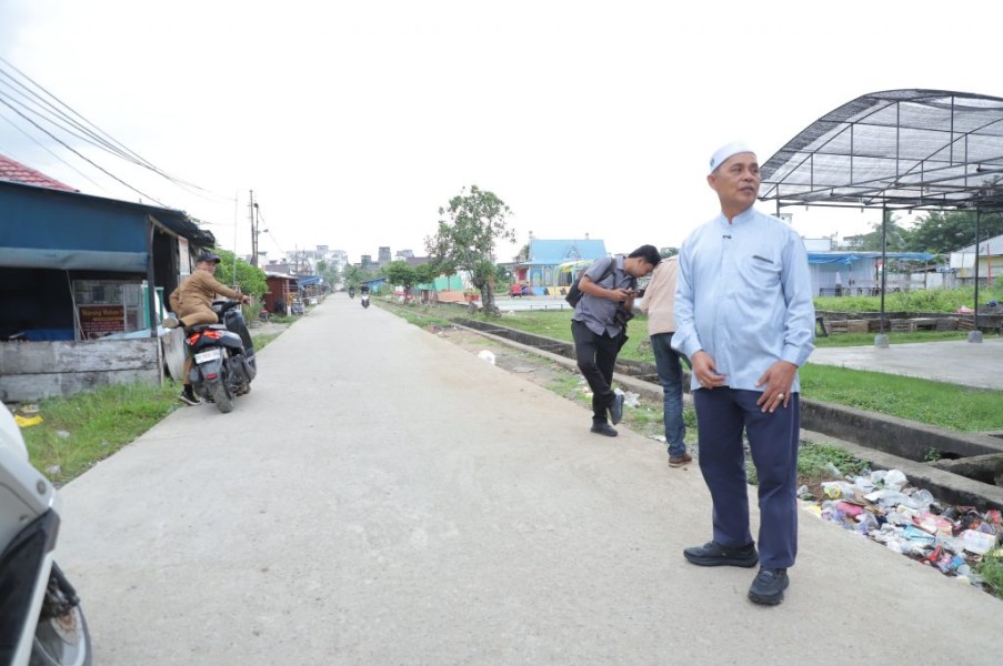 Bupati Herman Tinjau Infrastruktur CSR di Guntung, Tekankan Transparansi Program