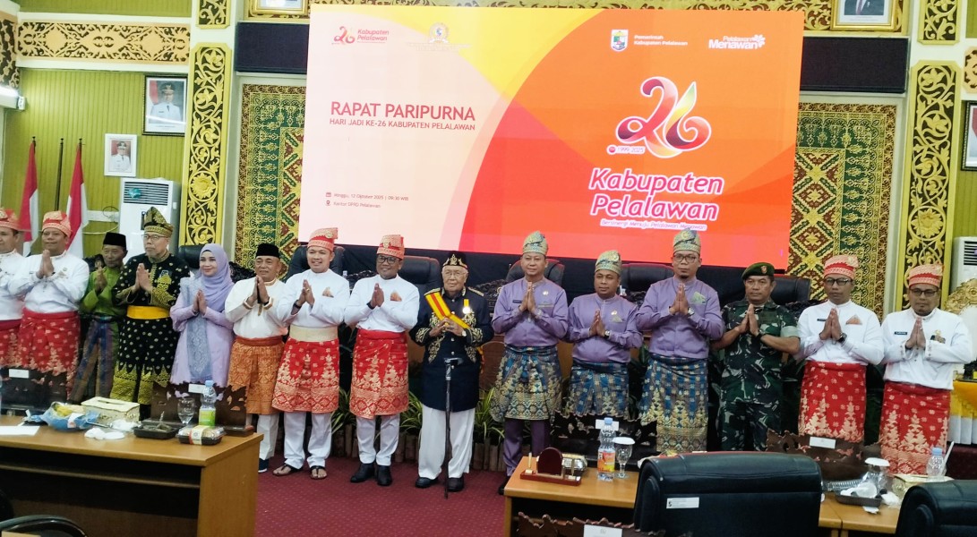 Hari Jadi ke-26 Kabupaten Pelalawan, DPRD Gelar Rapat Paripurna Istimewa