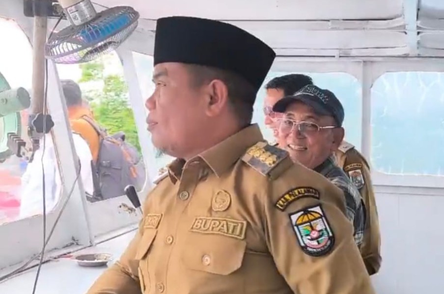 Kunjungi Danau Tajwid Sembari Silaturahmi, Bupati Pelalawan: Salah Satu Aset Wisata Unggulan