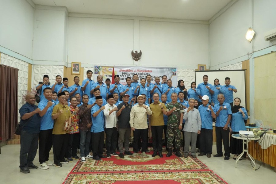 Bupati Inhil Herman Dorong PBVSI Inhil Perkuat Pembinaan Atlet Dan Prestasi Bola Voli Daerah