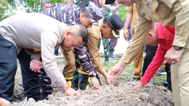 Penanaman Jagung Serentak Satu Juta Hektar, H. Asmar : Meranti Siap Jadi Penopang Pangan Nasional