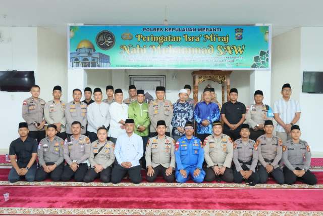 Isra Mikraj Momentum Personil Polres Meranti Tingkatkan Ibadah dan Keimanan
