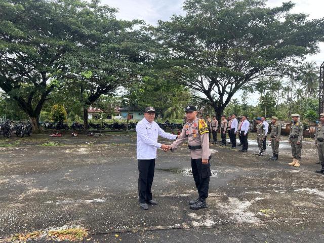 Kapolsek Rangsang laksanakan Apel Kesiapsiagaan Penanggulangan Karhutla 2025