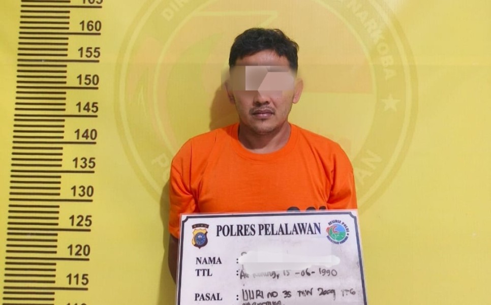 Selipkan Dua Paket Sabu di Sun Visor Mobil, Warga Ukui Ditangkap Polisi