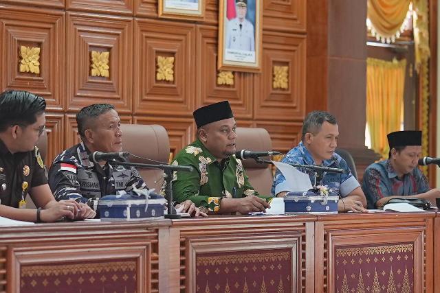 Wabup Siak Pimpin Rapat Forkopimda Bahas Kesiapan Mudik Lebaran 2026
