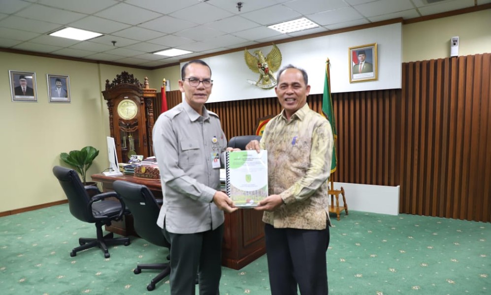 Bupati Inhil Temui Sekjen Kementan Bahas Penguatan Sektor Pertanian, Perkebunan, dan Peternakan