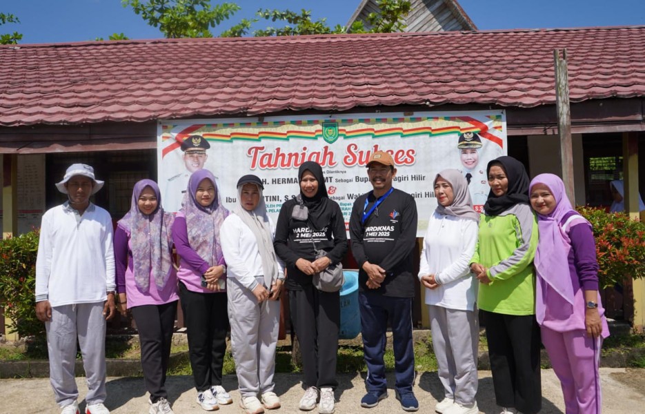 Wabup Inhil Tinjau Sarana Prasarana Sekolah Dasar