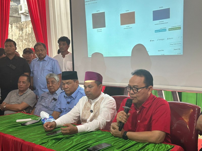 Unggul 43,3 Persen Versi Hitung Cepat, Abdul Wahid-SF Hariyanto Deklarasikan Kemenangan