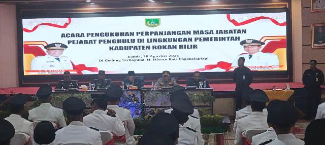 Sebanyak 69 Penghulu AMJ Resmi Dikukuhkan Bupati Rohil