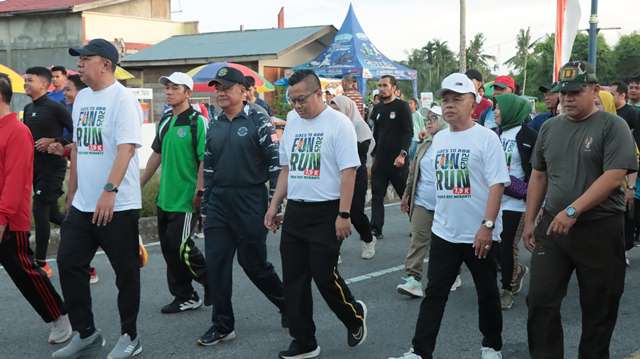 Polres Meranti Gelar Fun Run Sambut Hari Bhayangkara ke 79 Tahun