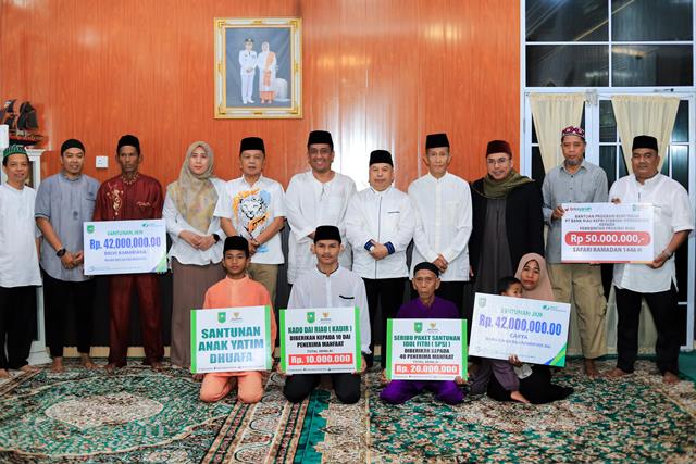 Bupati Asmar Sambut Hangat Safari Ramadan Pemprov Riau