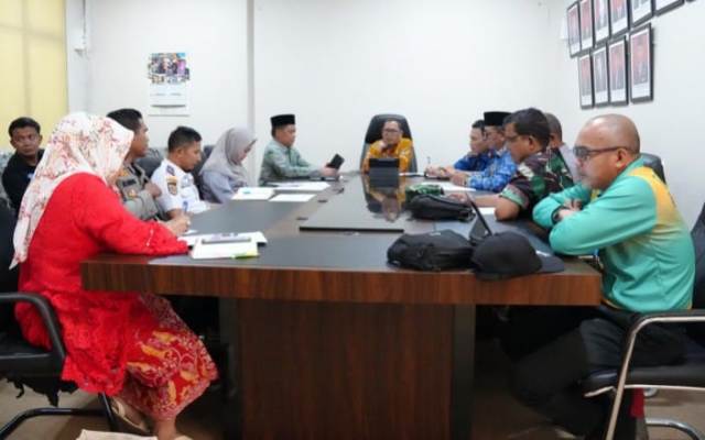Asisten III Setda Kuansing Pimpin Rapat Persiapan Pawai Takbir dan Sholat Id