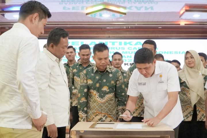 Wabup Rohil dan Anggota DPRD Provinsi Hadiri Pelantikan HIPMI Rohil