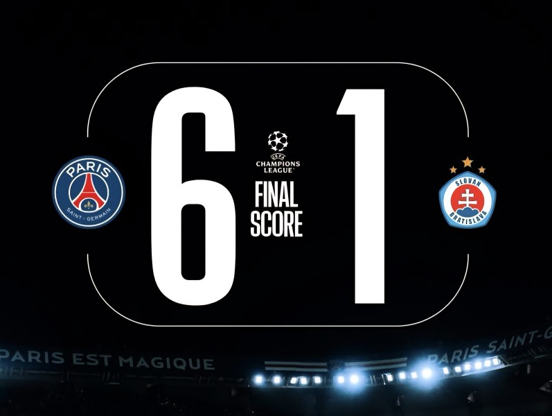 PSG Hancurkan Slovan Bratislava 6-1, Ferran Torres Cetak Hat-trick