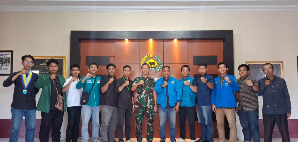 Auliaurrasyidin Lakukan Silahturahmi Bersama Dandim 0314/Inhil