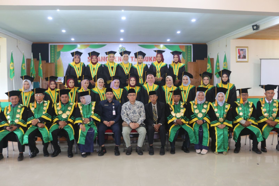 Pj Bupati Inhil Hadiri Wisuda Ke-XXVIII STAI Auliaurrasyidin Tembilahan