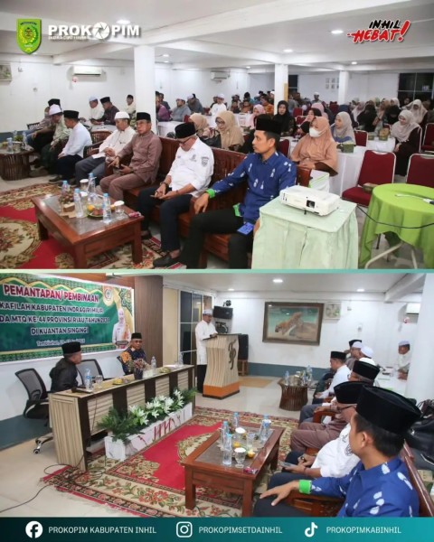 Jelang MTQ Ke-44 Provinsi Riau, Pemkab Inhil Matangkan Persiapan Kafilah Daerah