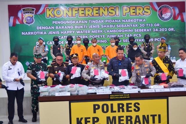 30 Kg Sabu dan Ribuan Liquid Narkotika Disita, Polda Riau Tegaskan Perang Lawan Narkoba