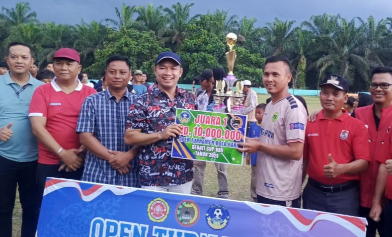Husni Tamrin Tutup Open Turnamen Segati Cup 22, Sotol Juara Satu
