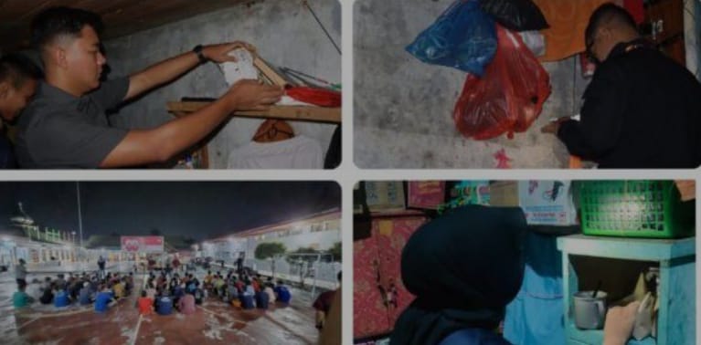 Lapas Tembilahan Gelar Razia Rutin, Temukan Barang Terlarang dalam Kamar Hunian