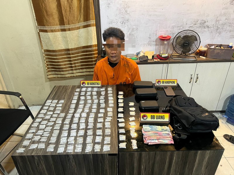 Polres Inhil Bongkar Peredaran Sabu di Bente Mandah, Barang Bukti Capai 220 Gram