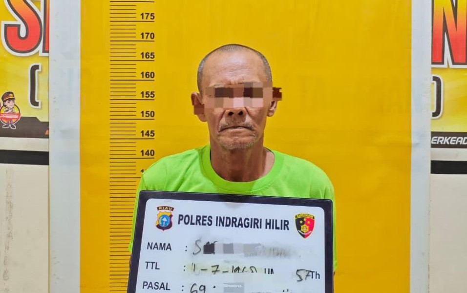 Polres Inhil Ungkap Kasus Karhutla di Tembilahan Hulu, 0,5 Hektare Lahan Gambut Terbakar