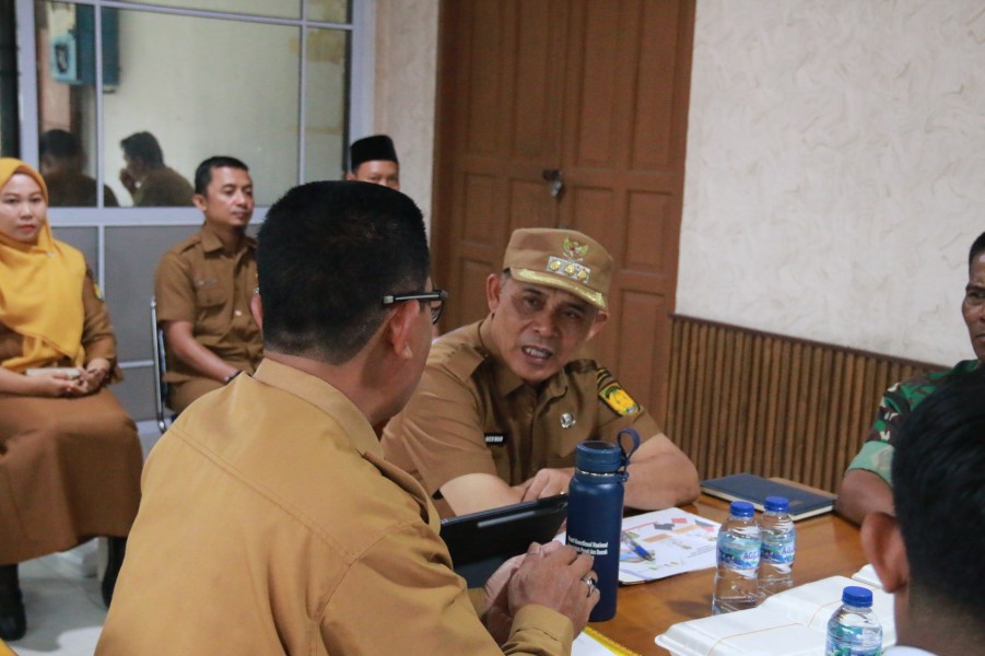 Bupati Indragiri Hilir Herman Ikuti Rakor Pengendalian Inflasi Daerah Tahun 2026