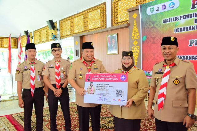 Pengurus Kwarcab Gerakan Pramuka Bengkalis 2025–2030 Resmi Dikukuhkan