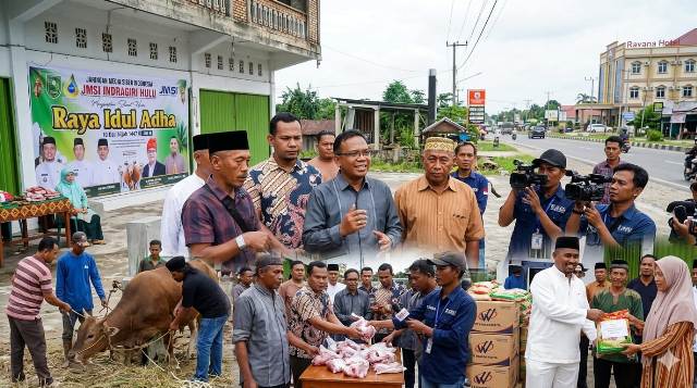 Di Kantor JMSI, Agrinas dan Pemda Inhu Gelar Penyembelihan Hewan Kurban Idul Adha 1447 H