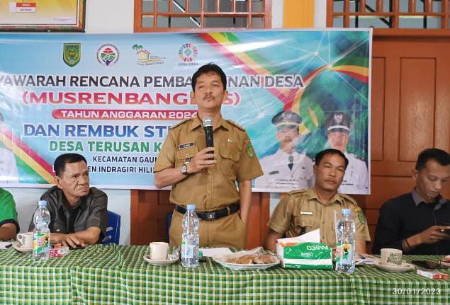 Gerak Cepat PMD dan BKAD Inhil, Ratusan Perangkat Desa Gajian Jelang Lebaran