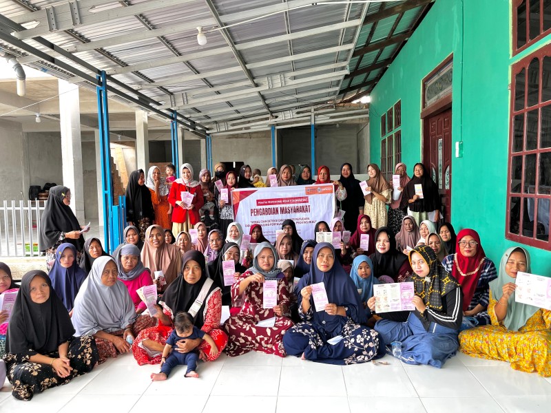 Pengabdian Masyarakat Mahasiswa Magister Kebidanan STIKes Guna Bangsa Yogyakarta di Inhil : Edukasi Kesehatan Perempuan Jadi Sorotan