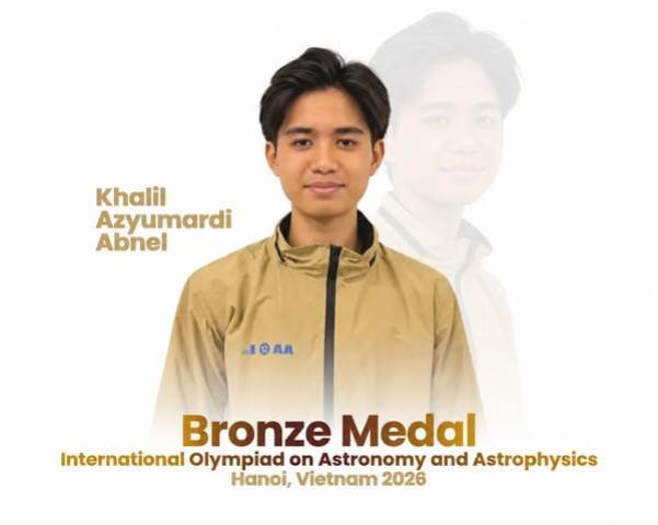 Alumni MAN 1 Pekanbaru Raih Medali Perunggu di Olimpiade Astronomi Internasional