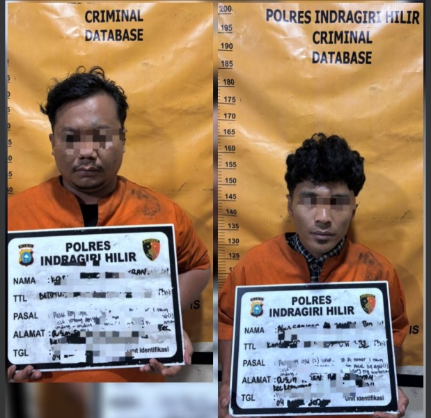 Satresnarkoba Polres Inhil Beraksi, 2 Pengedar Sabu Dibekuk di Wisma Kyla Petalongan Kecamatan Keritang