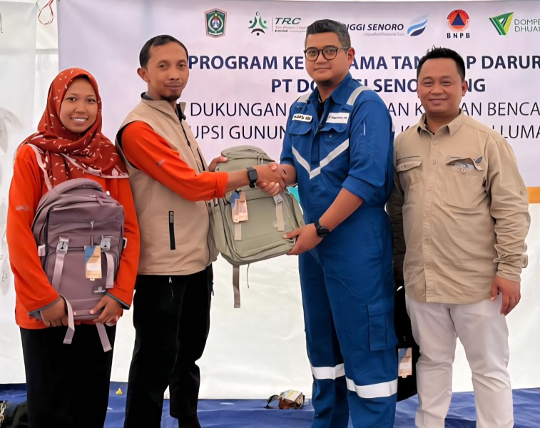 Gandeng TRC KAHMI,  PT Donggi Senoro Percepat Distribusi Bantuan Semeru