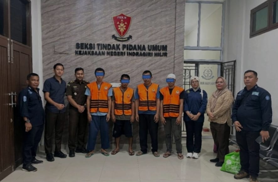 Berkas Lengkap, 4 Pelaku Ilegal Logging TNBT Segera Disidang di Riau